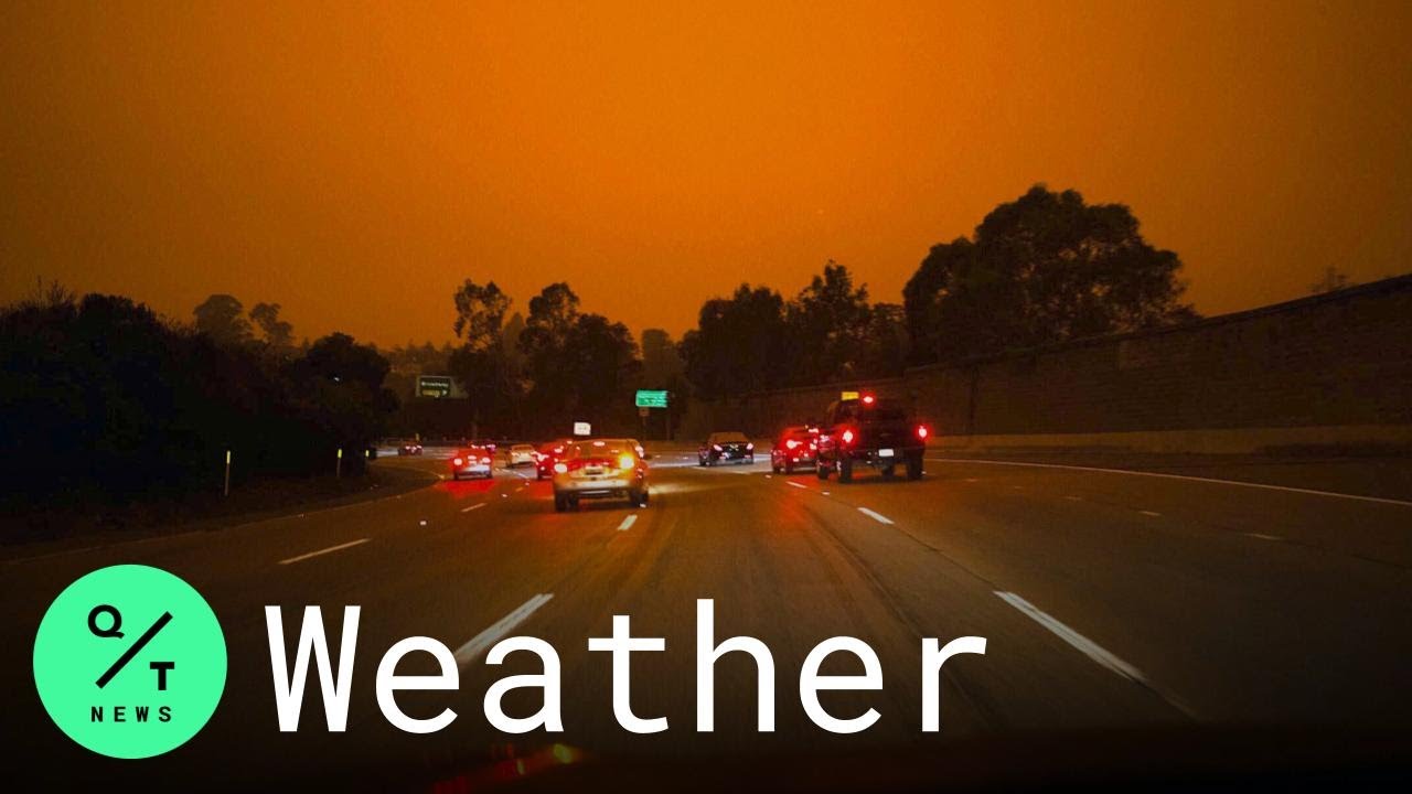 California Wildfires Thick Smoke Turns San Francisco Bay Area Sky Orange Sf News Tv 5950